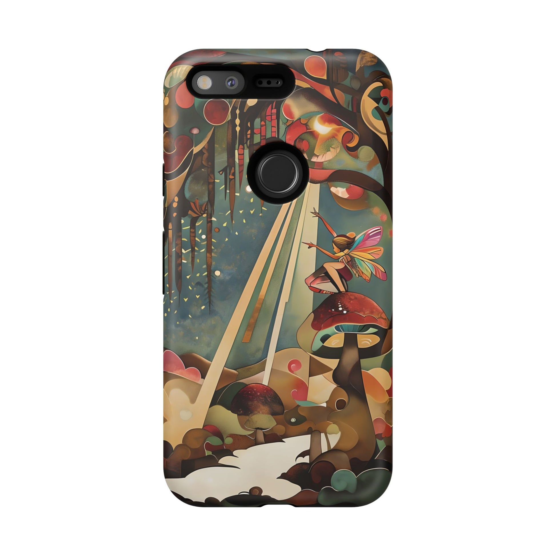 Enchanted Orchard Google Pixel Tough Case - Artistic Fairy Tale Phone Cover - Elegant Protective Fantasy Art Accessory