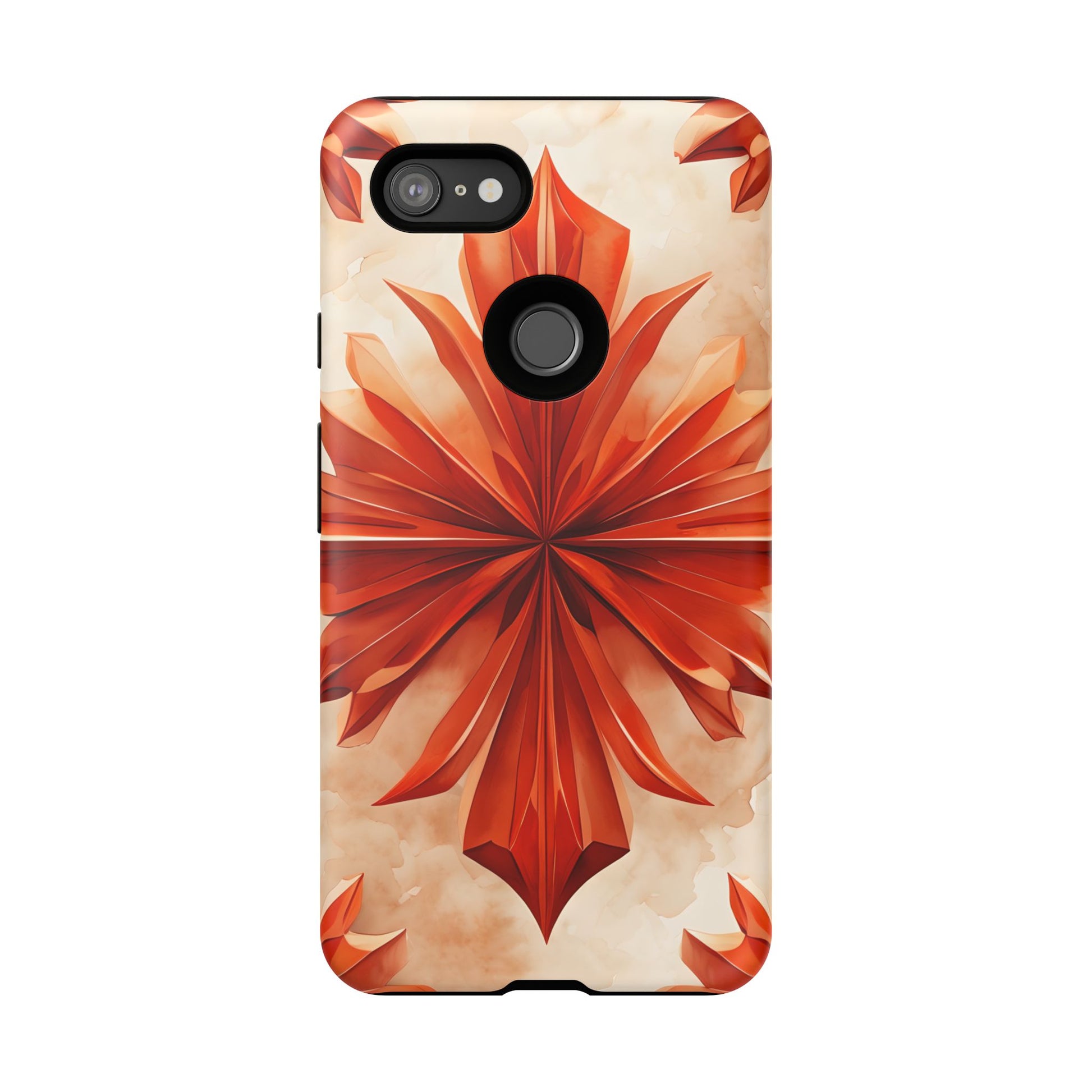 Sunset Fleur Google Pixel 3XL - Kaleidoscope Collection of MagSafe Compatible - Vibrant Sunset Flower Design