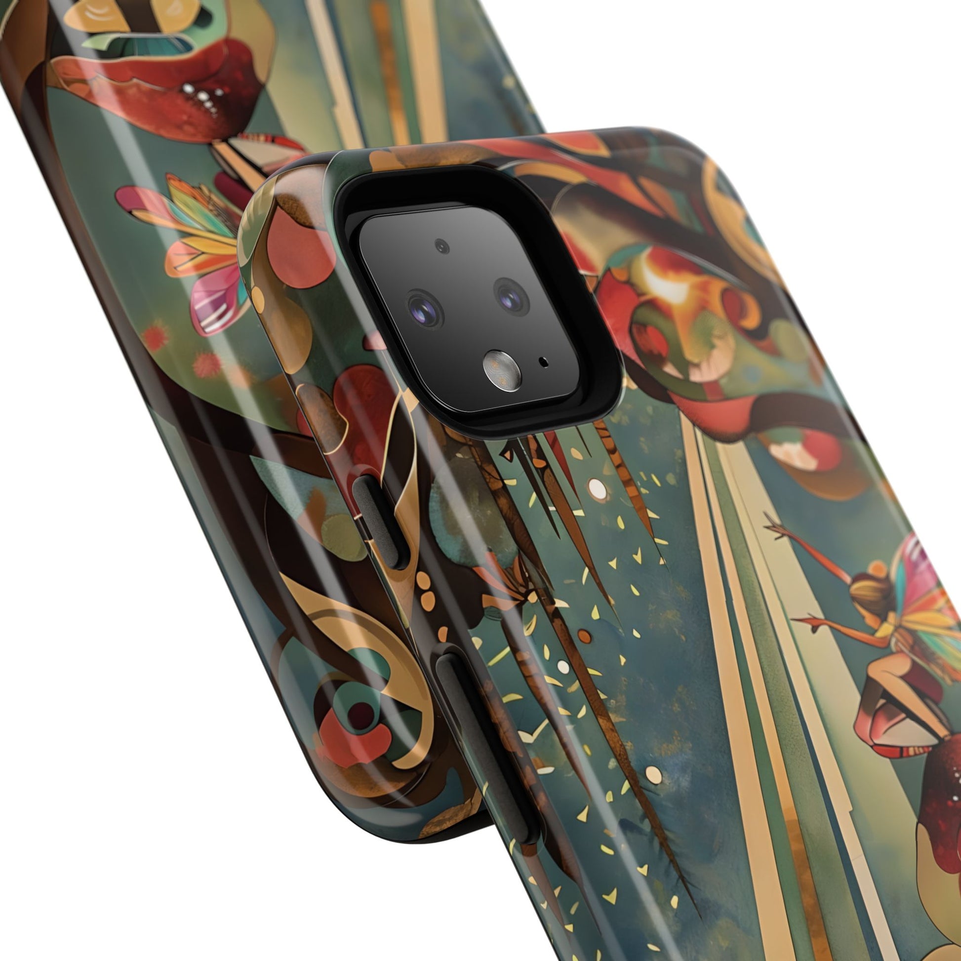Enchanted Orchard Google Pixel 4 Tough Case - Artistic Fairy Tale Phone Cover - Elegant Protective Fantasy Art Accessory