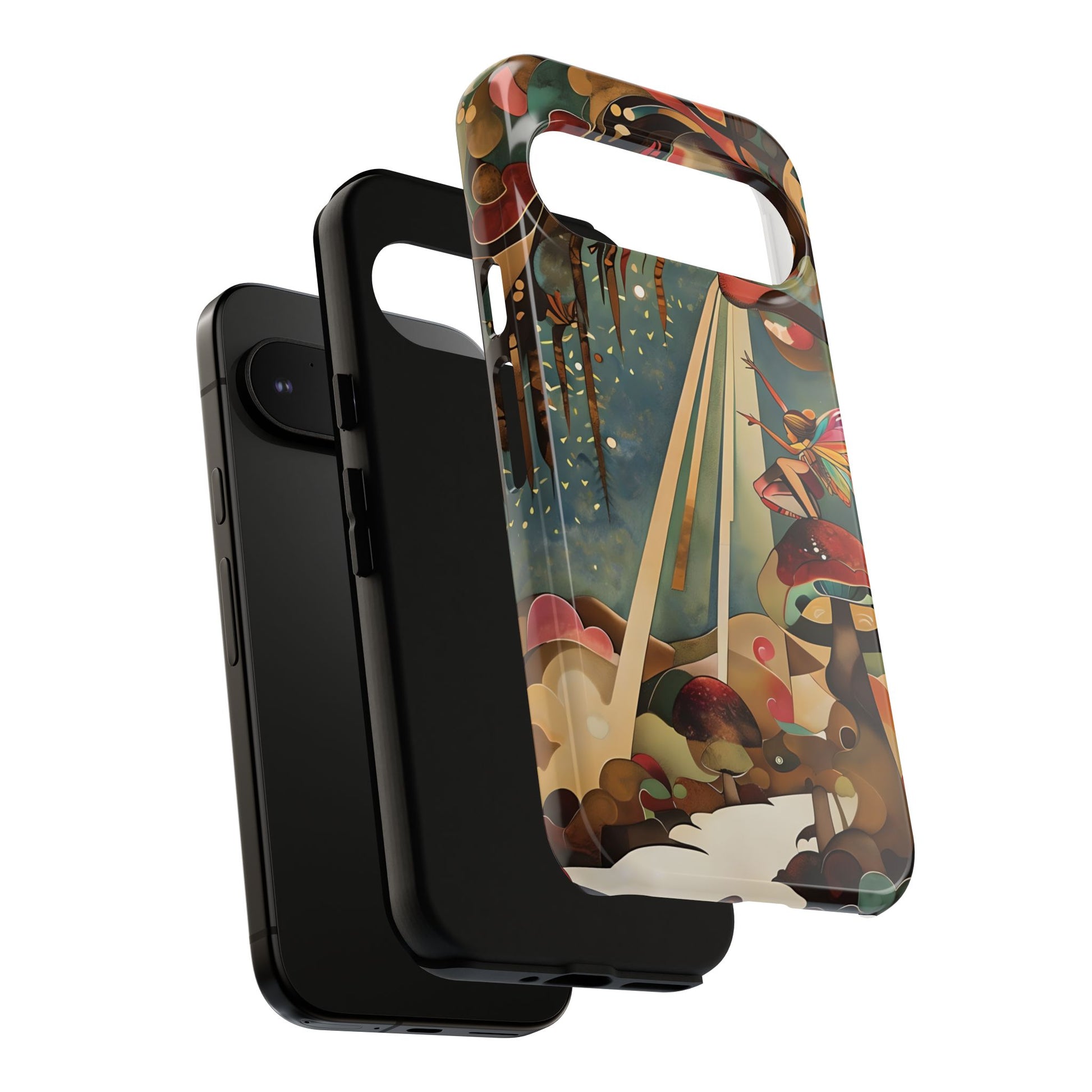 Enchanted Orchard Google Pixel 9 Pro Tough Case - Artistic Fairy Tale Phone Cover - Elegant Protective Fantasy Art Accessory