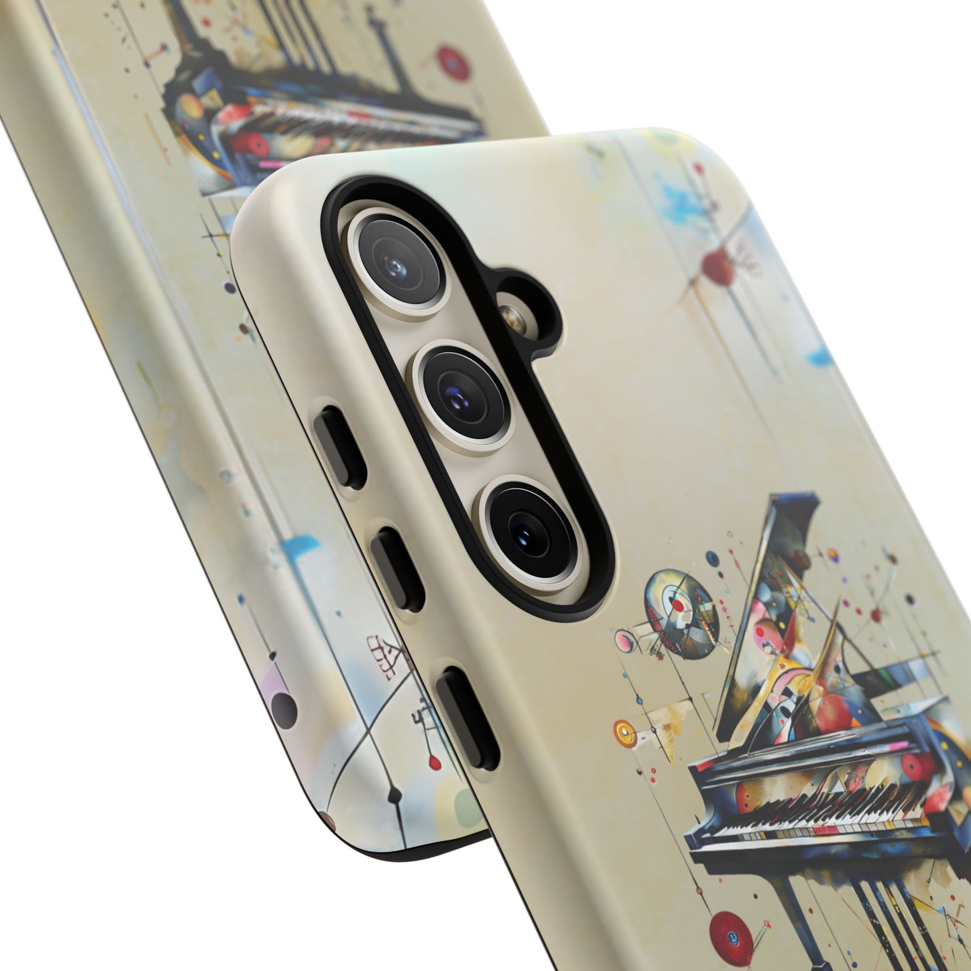 Keys of Imagination Artistic Grand Piano Tough Case for Samsung Galaxy S24 Plus - Shockproof Phone Cover