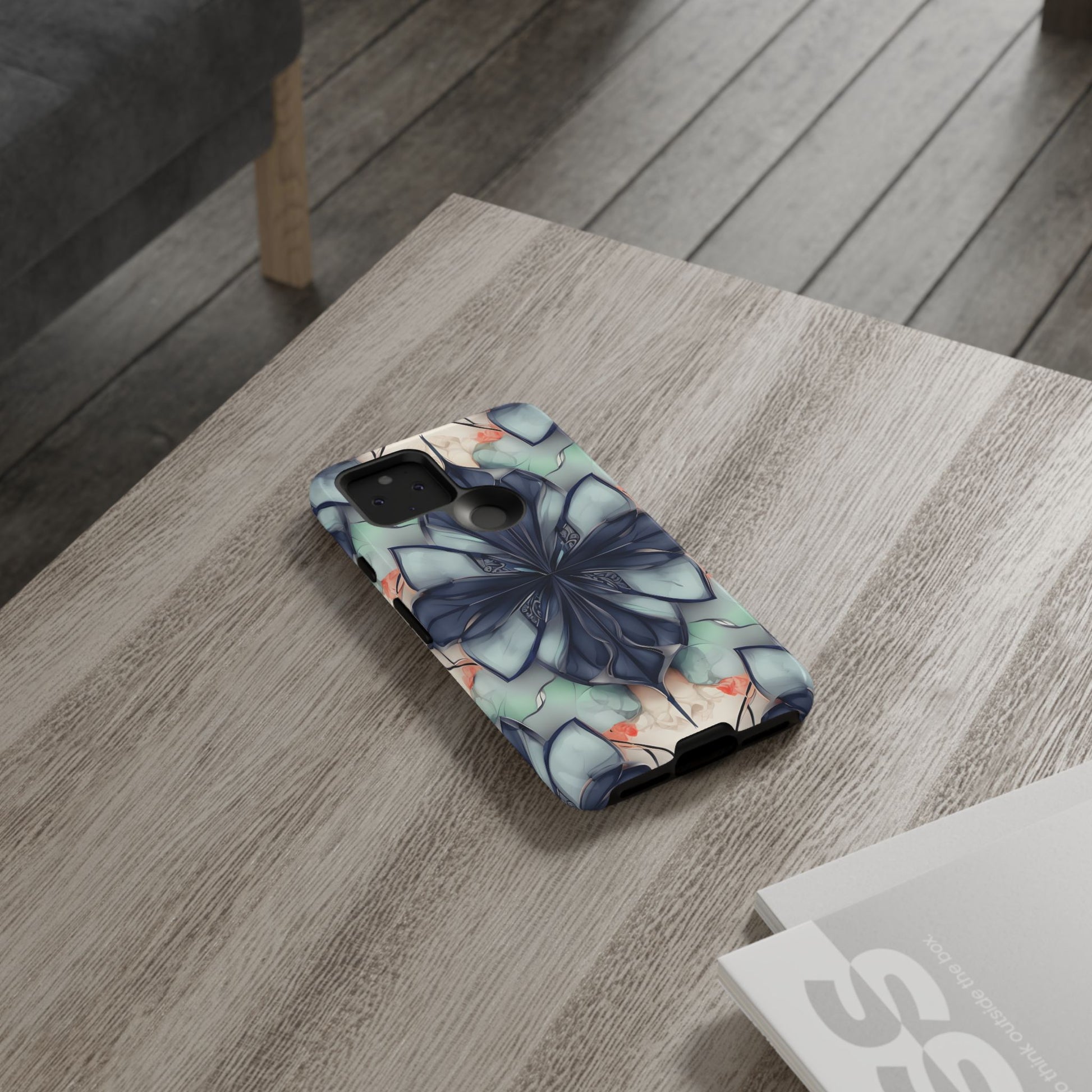 Midnight Mosaic Tough Case for Google Pixel 5 5G - Premium Artistic Shockproof Cover, Elegant Protective Phone Case