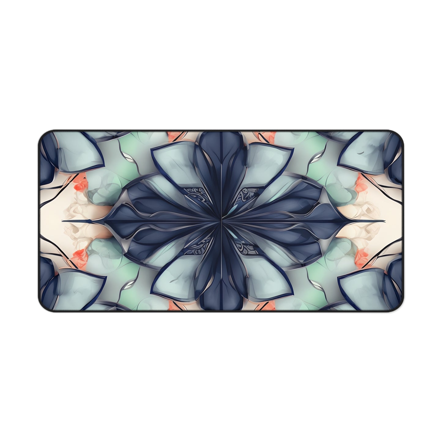 Midnight Mosaic Designer Desk Mat - Premium Office Desk Pad, 3 Sizes Available, Artistic Workspace Protection