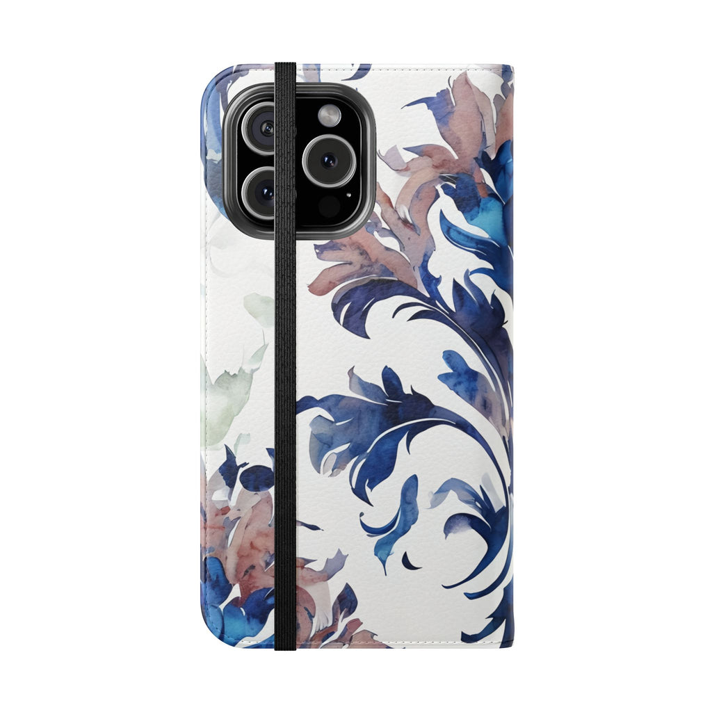 Delft Reverie - Abstract Wallet Phone Case for iPhone 16 Pro Max