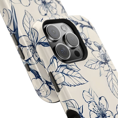 Blossom Sketch iPhone MagSafe Case