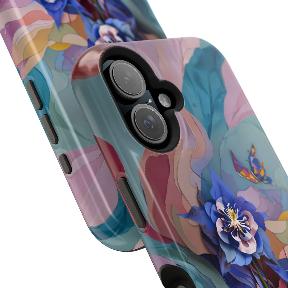 Blue Columbine Carnivale iPhone MagSafe Case
