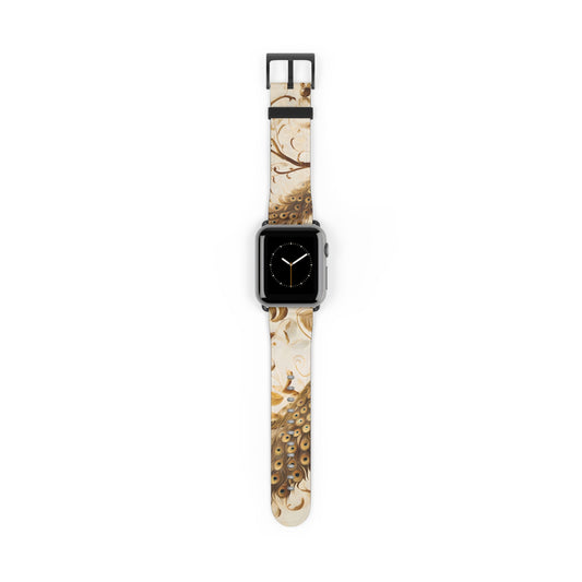 Golden Plumage Apple Watch Band Strap - Timeless Design for your Timepiece
