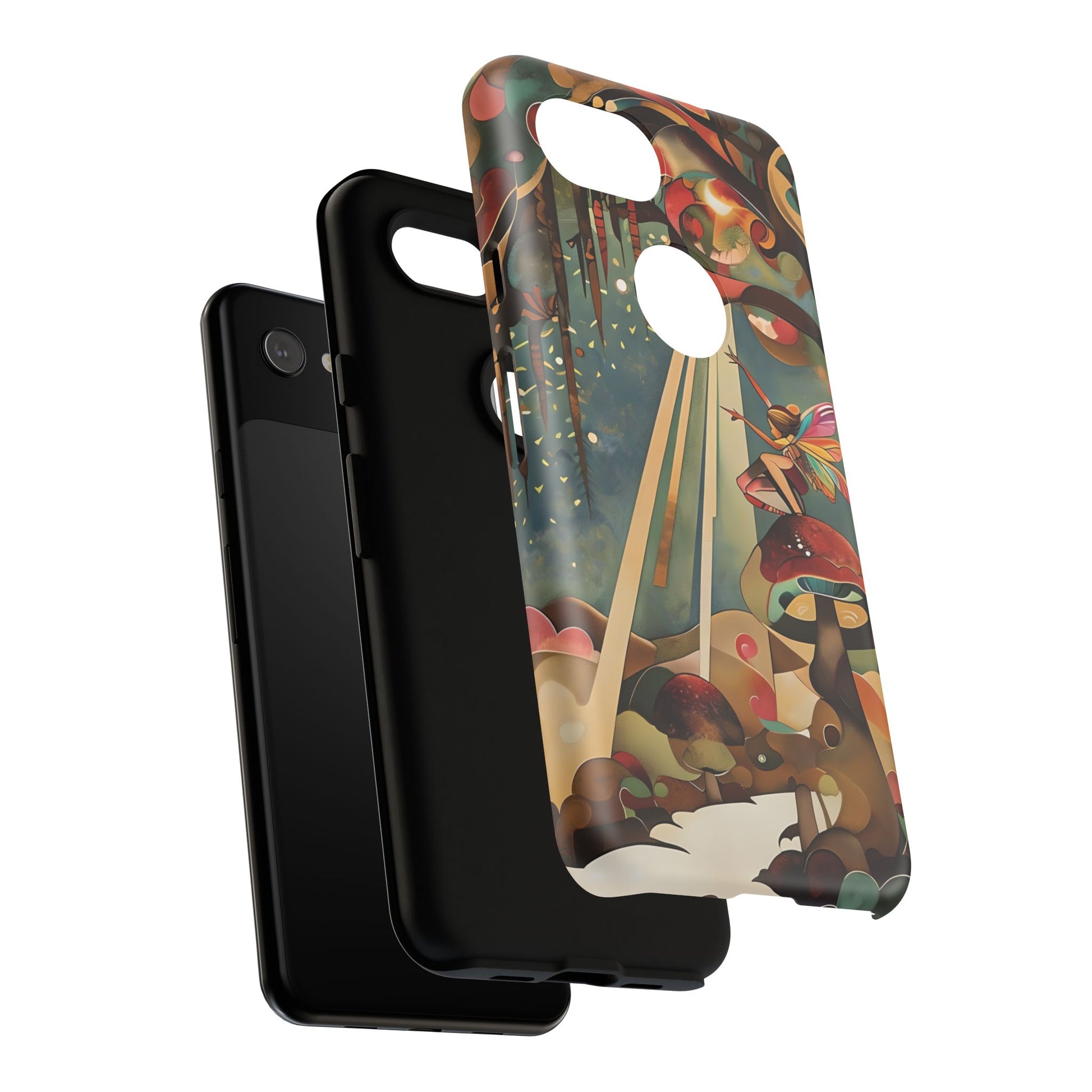 Enchanted Orchard Google Pixel 3a Tough Case - Artistic Fairy Tale Phone Cover - Elegant Protective Fantasy Art Accessory