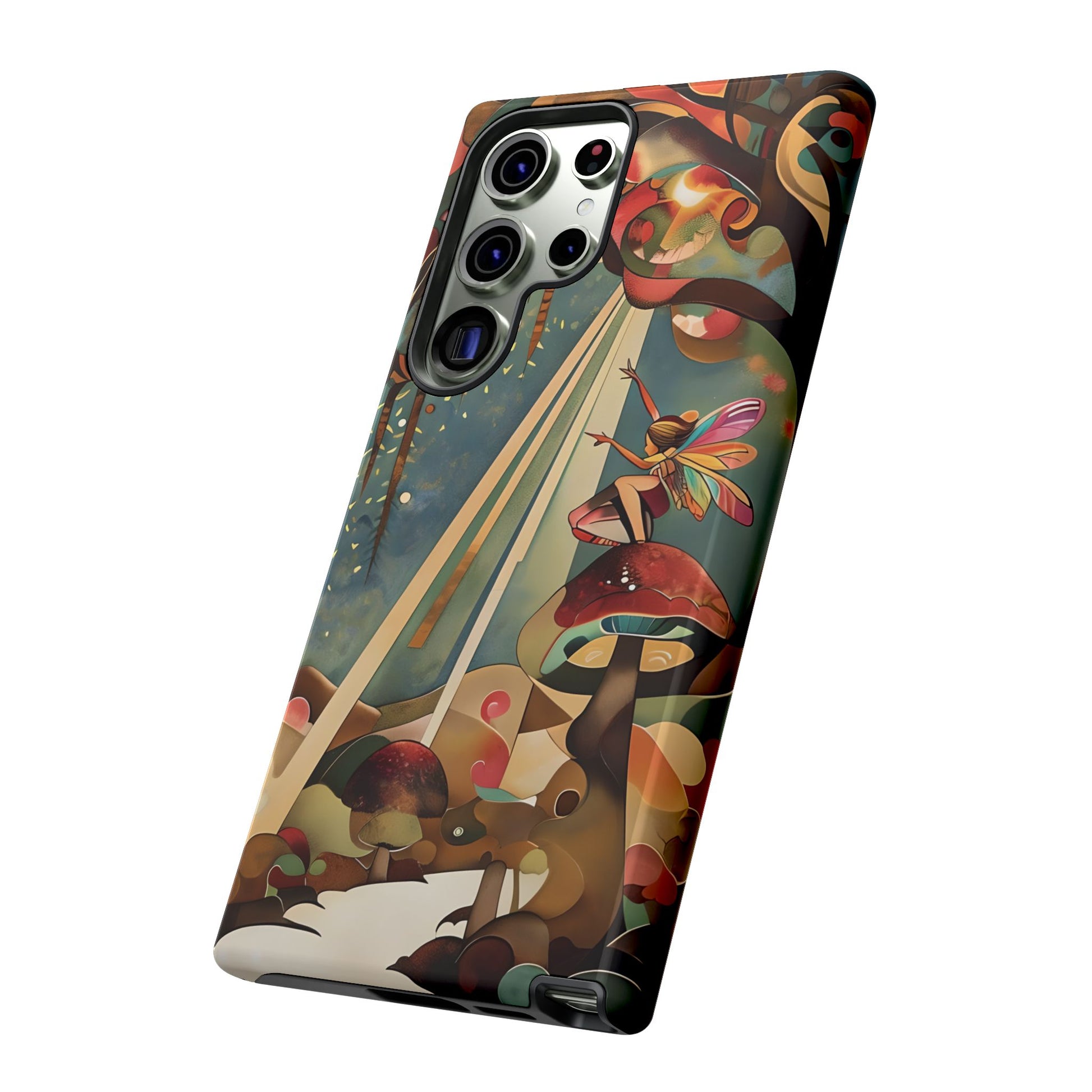 Enchanted Orchard Samsung Galaxy S23 Ultra Tough Case - Artistic Fairy Tale Phone Cover - Elegant Protective Fantasy Art Accessory
