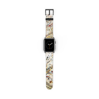 Melodic Flow Apple Watch Band Strap - Music Note Art Strap