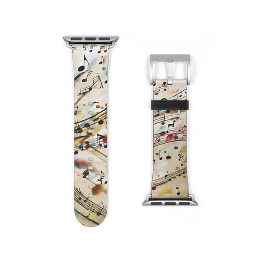 Melodic Flow Apple Watch Band Strap - Music Note Art Strap