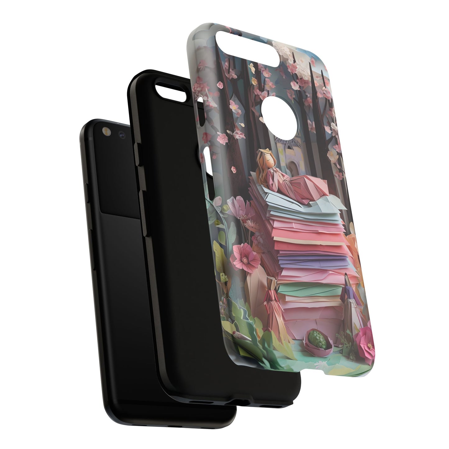 A Good Night's Sleep - Google Pixel - Tough Phone Case -Whimsical Fantasy Floral Design