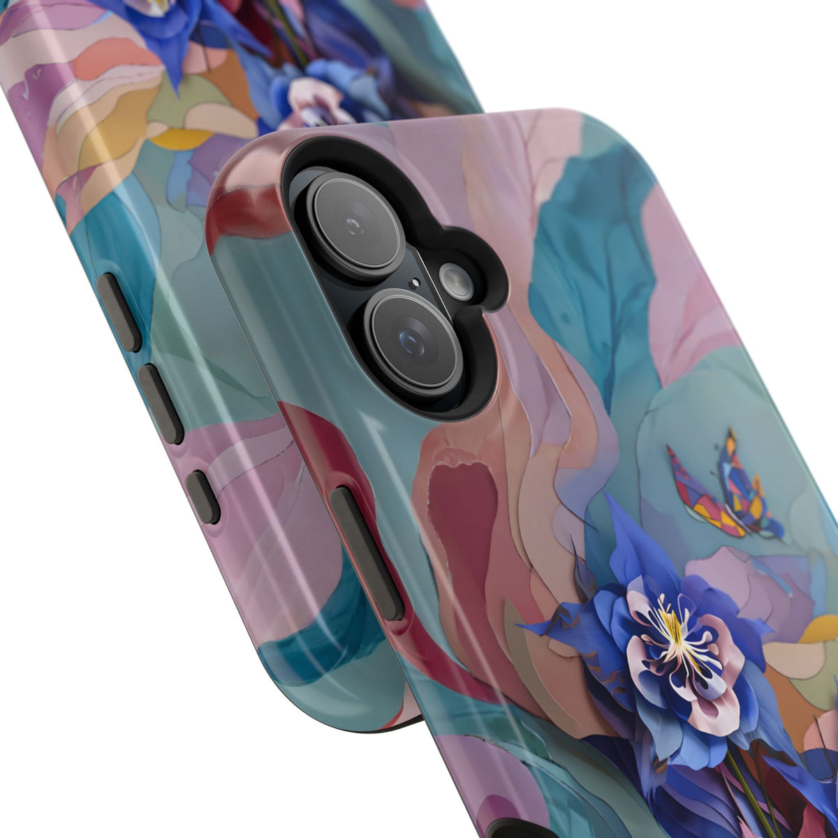 Blue Columbine Carnivale iPhone MagSafe Case