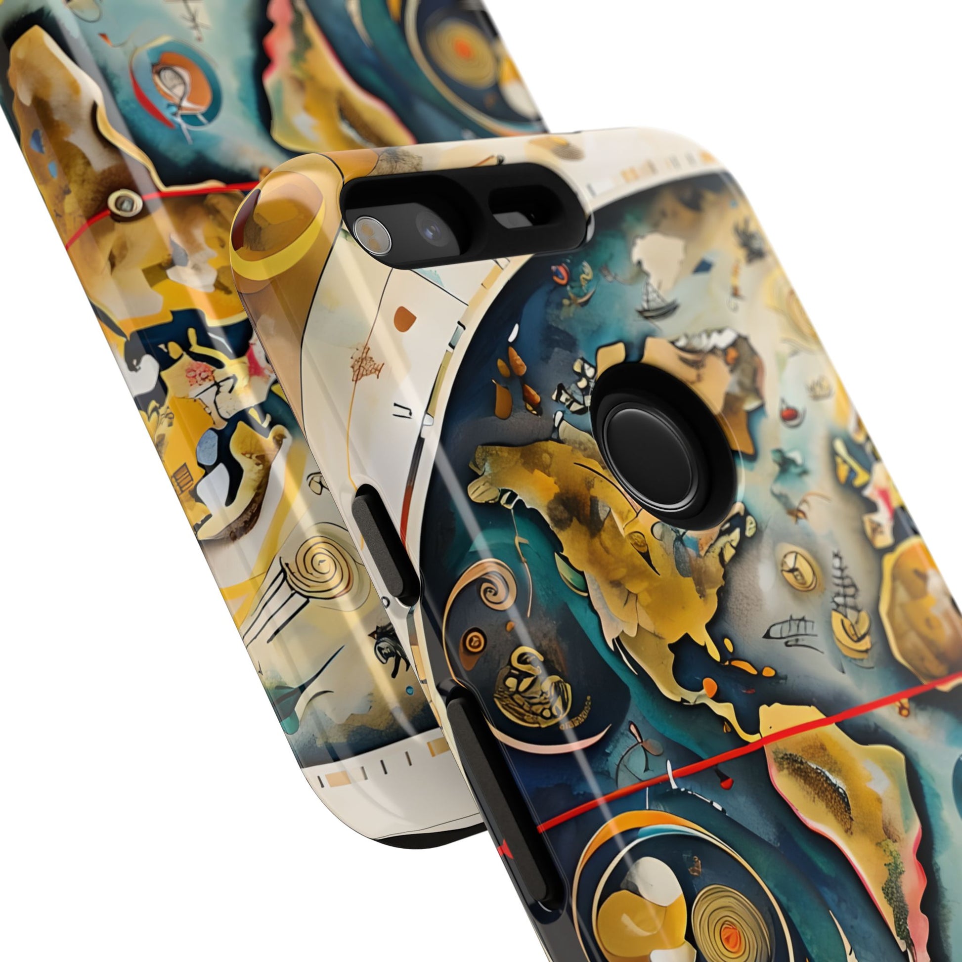Celestial Map Google Pixel Tough Case - Antique Star Chart Phone Cover