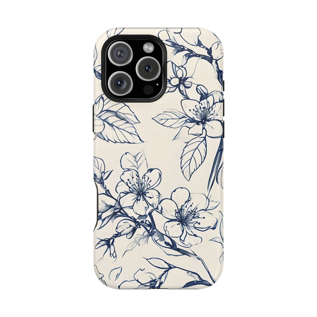 Blossom Sketch iPhone MagSafe Case