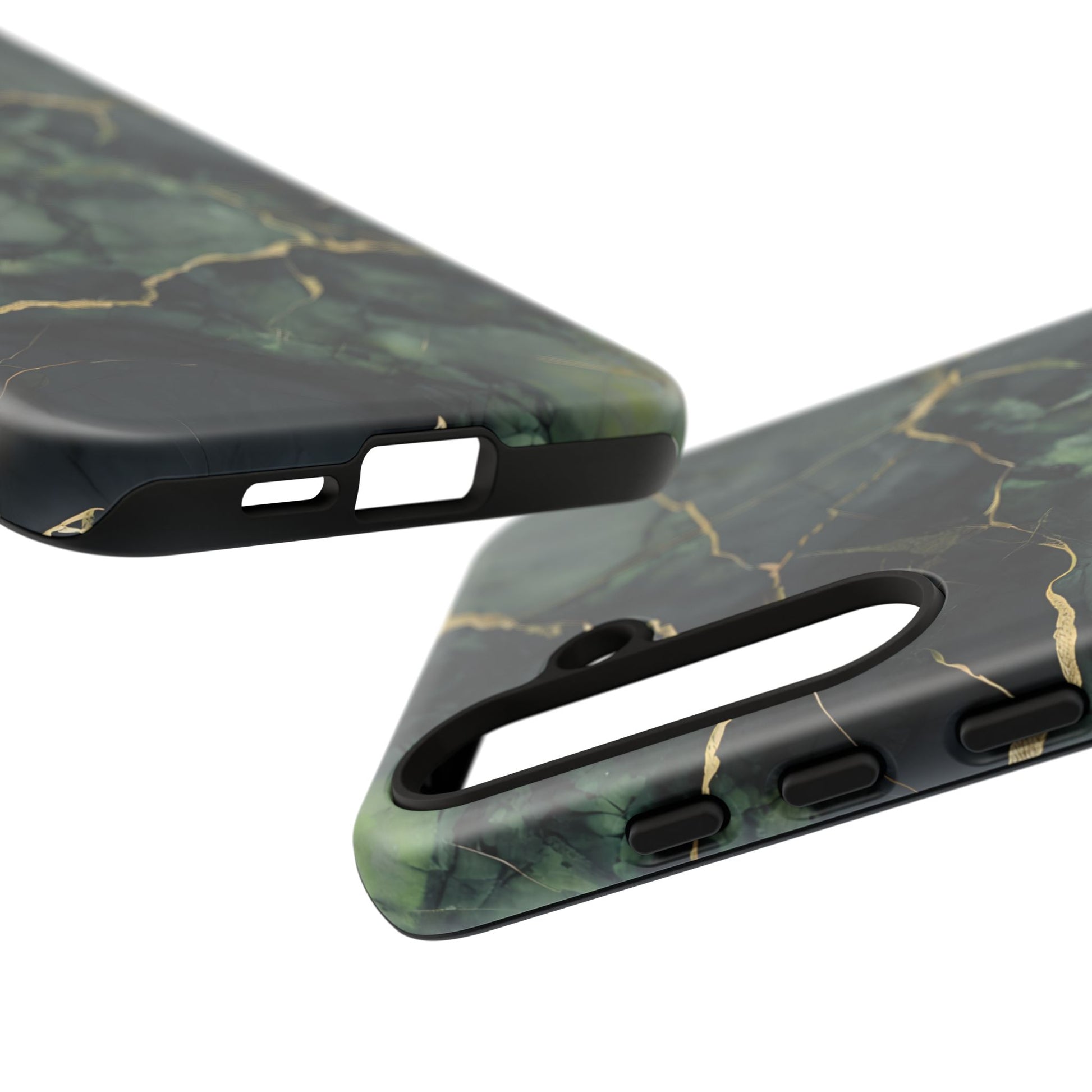 Verdant Vein Tough Case for Samsung Galaxy S24 Plus - Luxury Gold Vein, Nature-Inspired Protective Cover