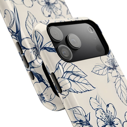 Blossom Sketch iPhone MagSafe Case