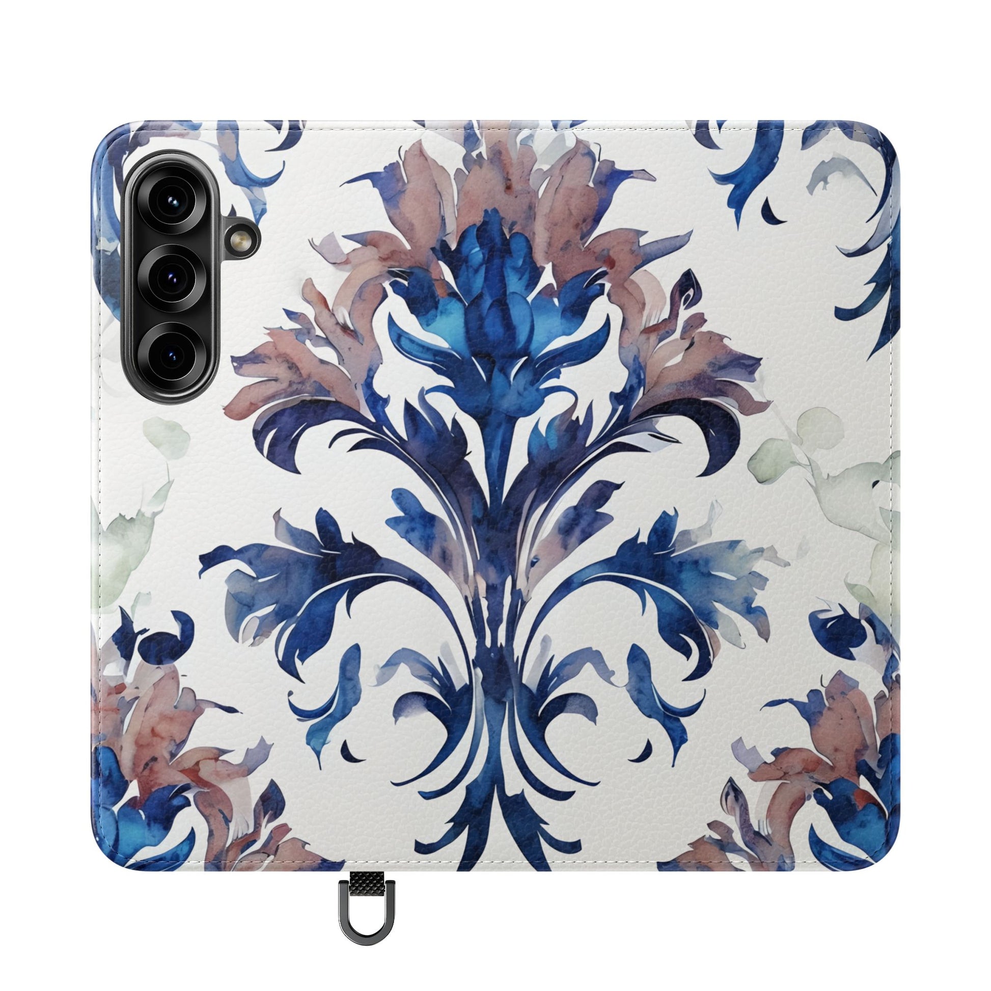 Delft Reverie - Abstract Wallet Phone Case for Samsung Galaxy S25