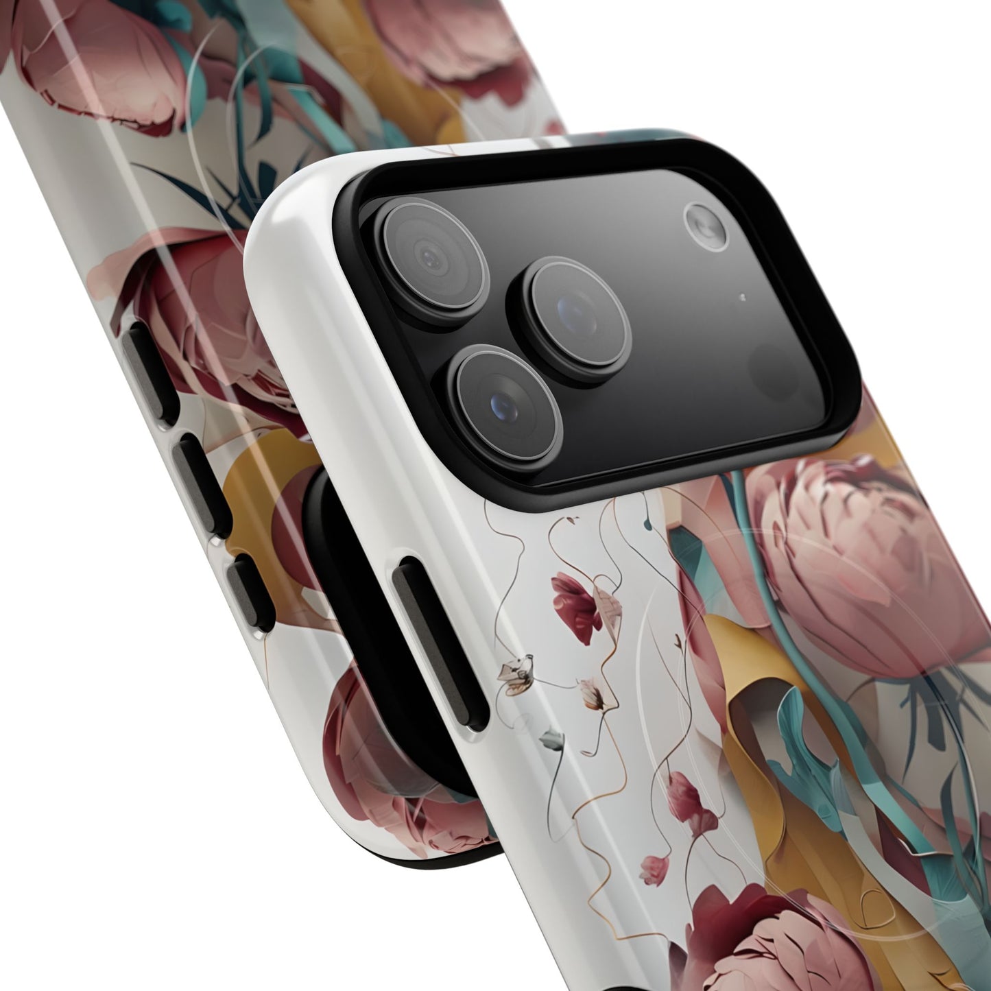 Blushing Peony Veil iPhone MagSafe Case