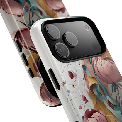 Blushing Peony Veil iPhone MagSafe Case