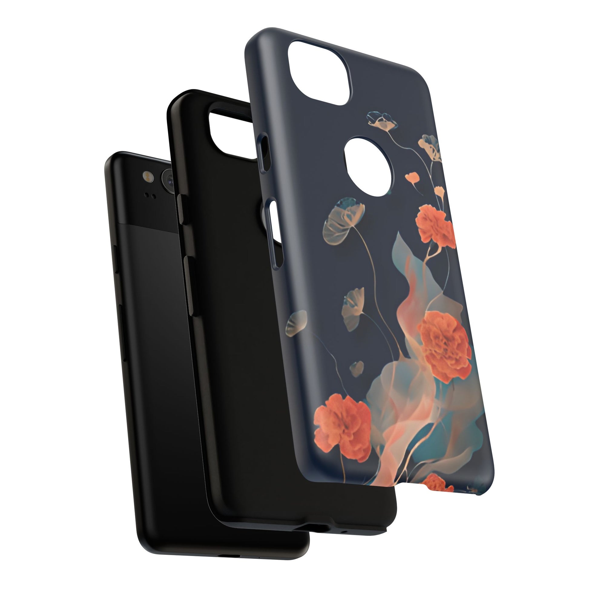 Lotus Reverie - Elegant Artistic Floral Google Pixel 2 Tough Phone Case - Painterly Lotus Blossom Design