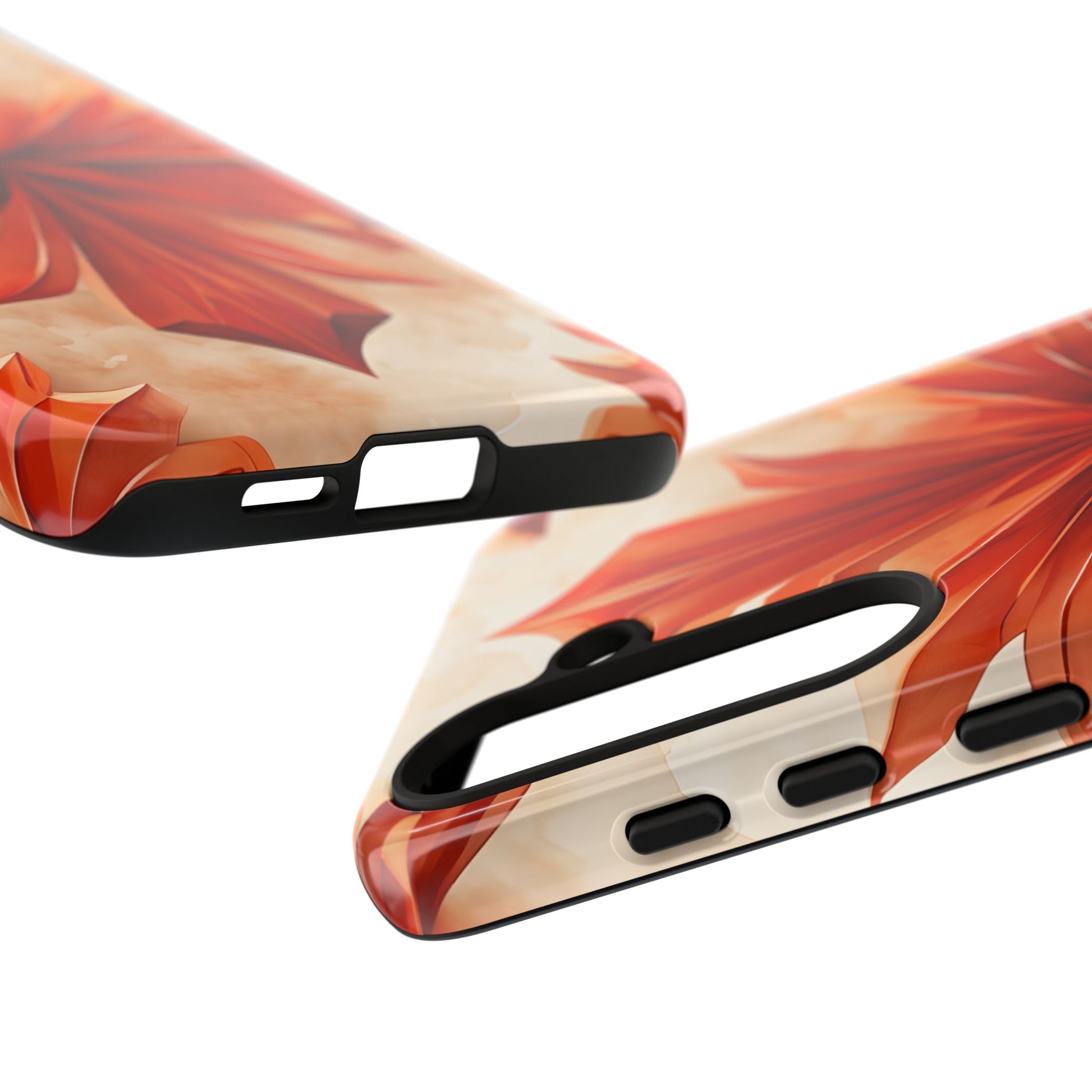 Sunset Fleur Samsung Galaxy S24 Plus - Kaleidoscope Collection of MagSafe Compatible - Vibrant Sunset Flower Design
