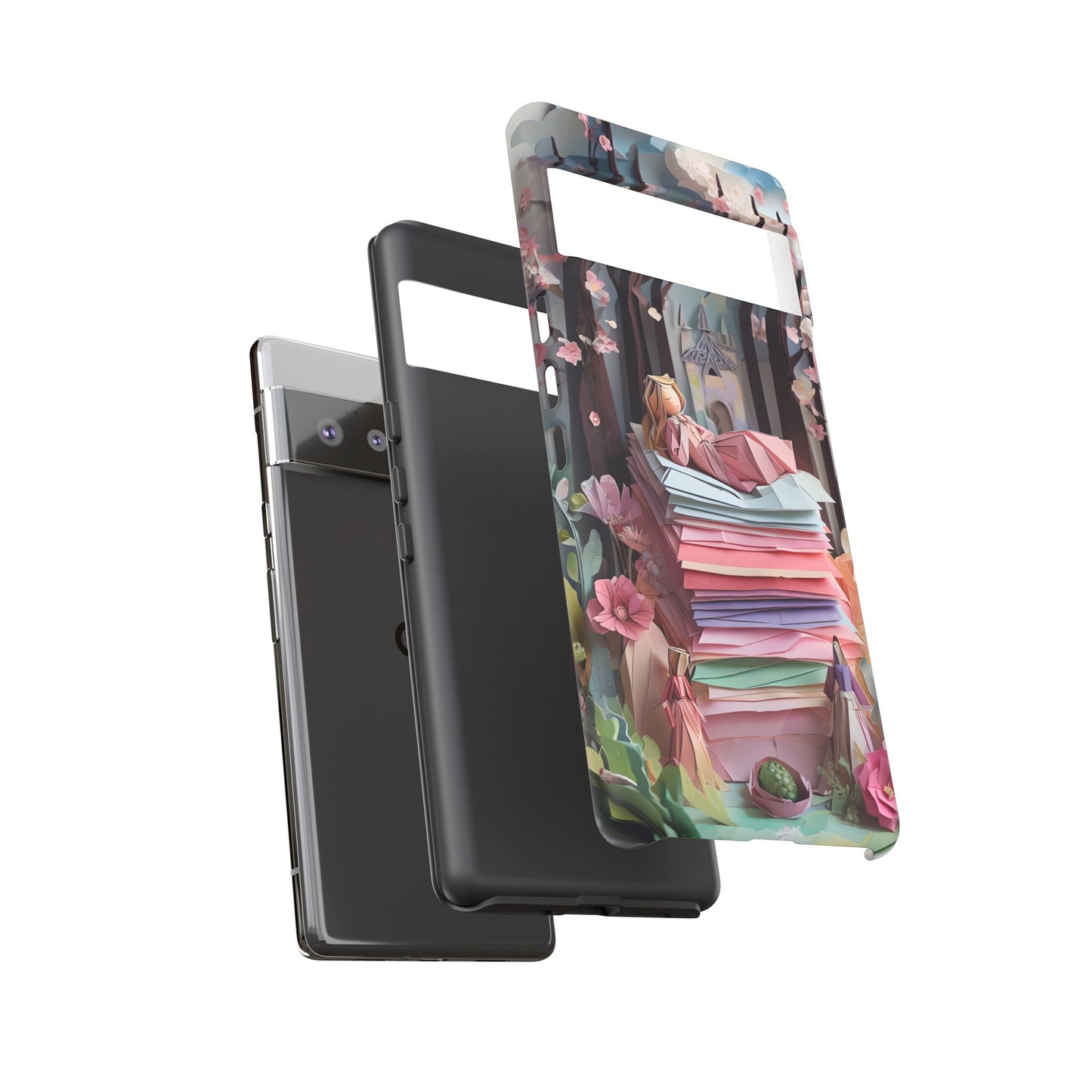 A Good Night's Sleep - Google Pixel - Tough Phone Case -Whimsical Fantasy Floral Design