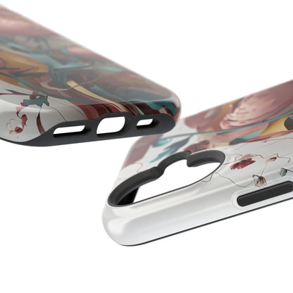 Blushing Peony Veil iPhone MagSafe Case