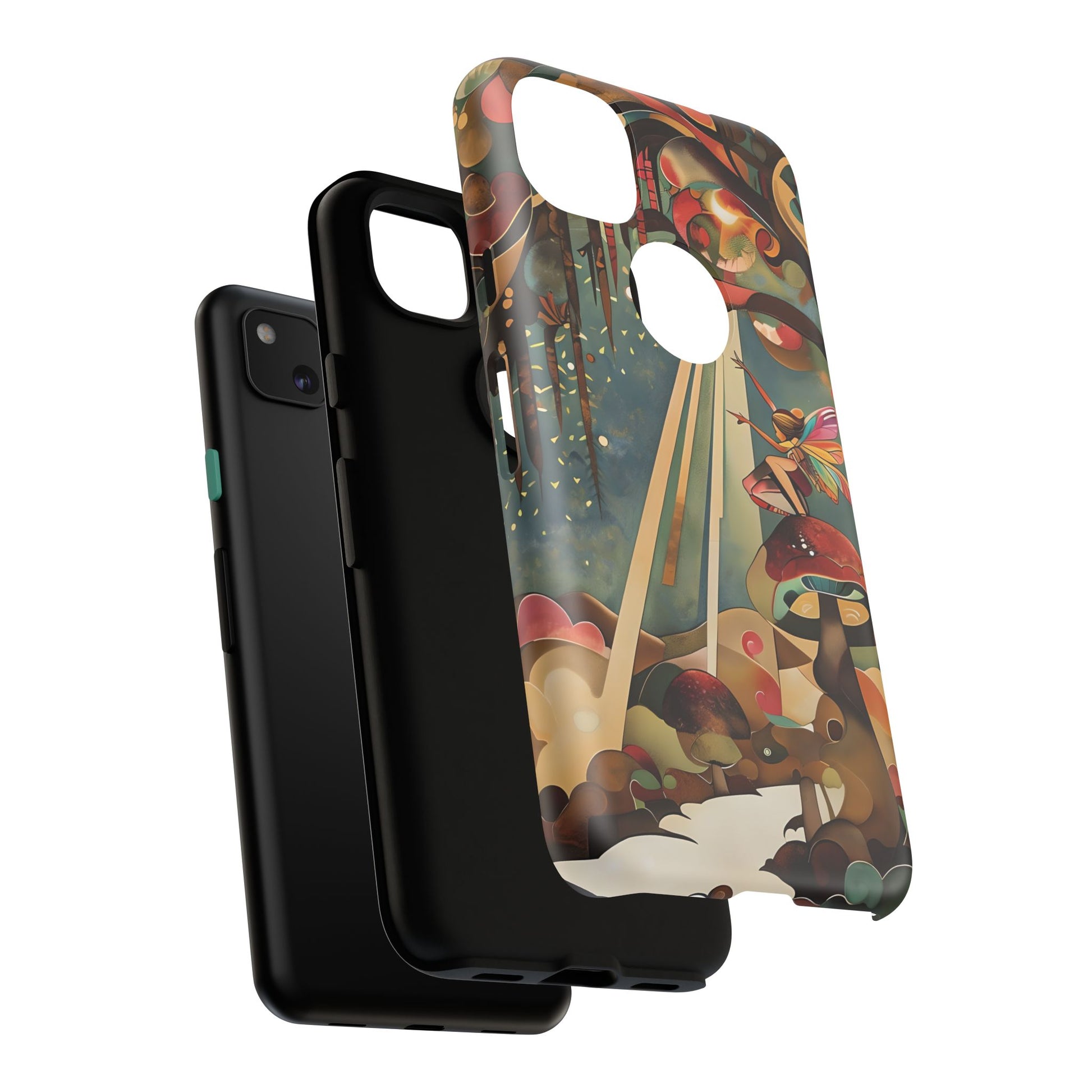Enchanted Orchard Google Pixel 4a Tough Case - Artistic Fairy Tale Phone Cover - Elegant Protective Fantasy Art Accessory