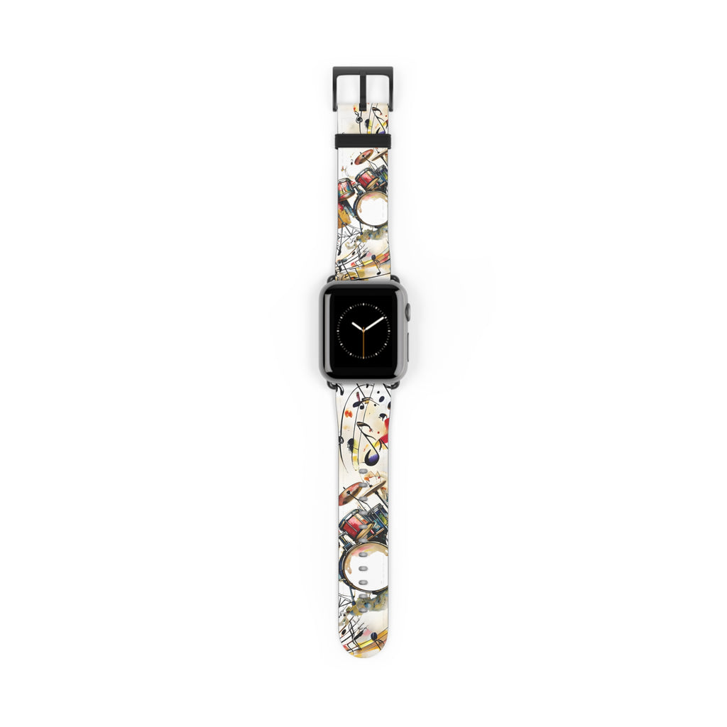Beatline Apple Watch Band Strap - Drum Set Music Watch Band
