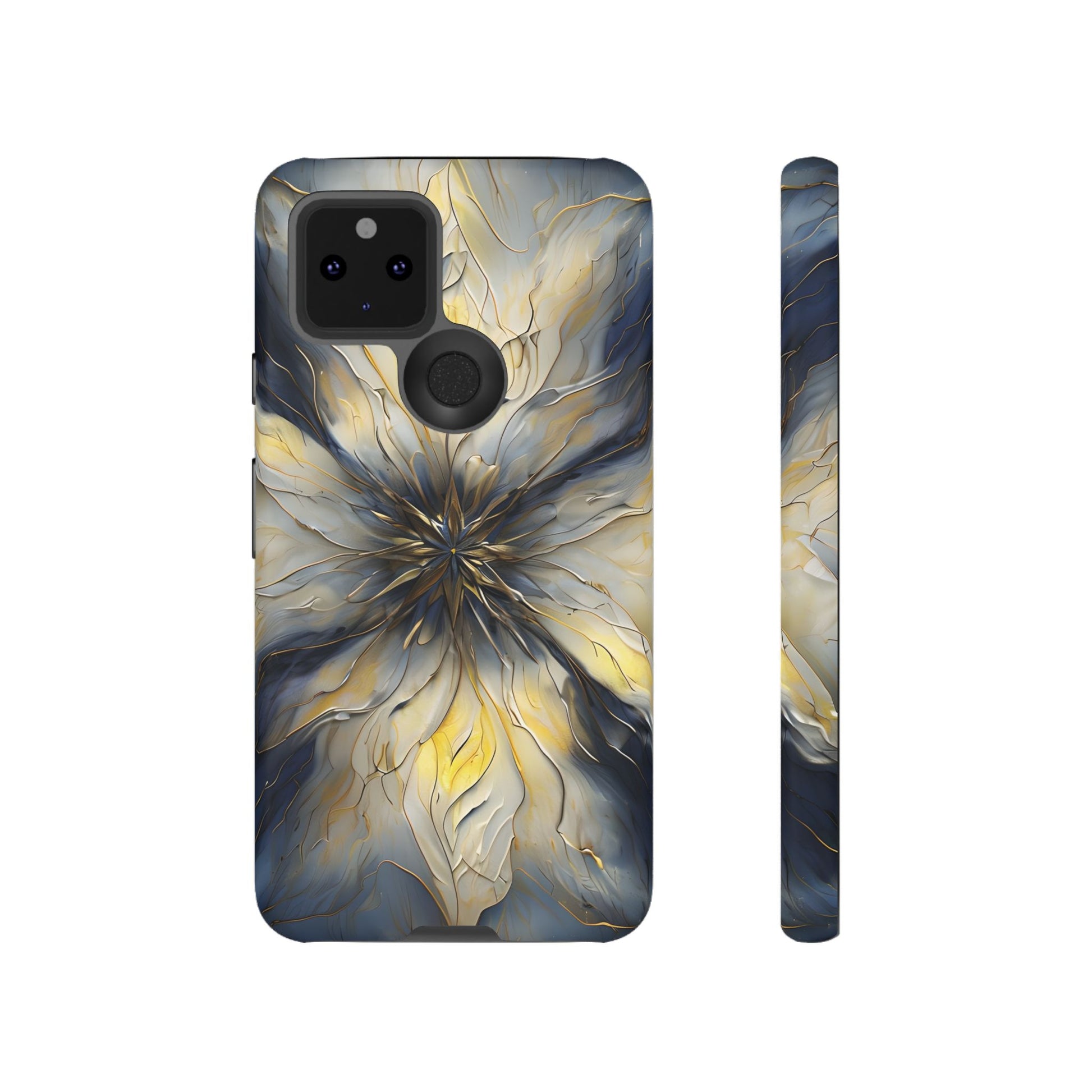 Luminous Petal Tough Case for Google Pixel 5 5G - Premium Artistic Shockproof Cover, Elegant Protective Phone Case