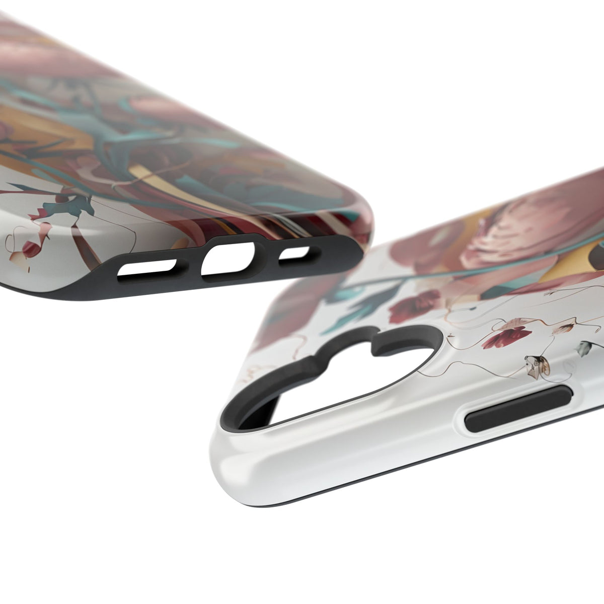 Blushing Peony Veil iPhone MagSafe Case