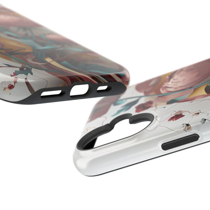 Blushing Peony Veil iPhone MagSafe Case