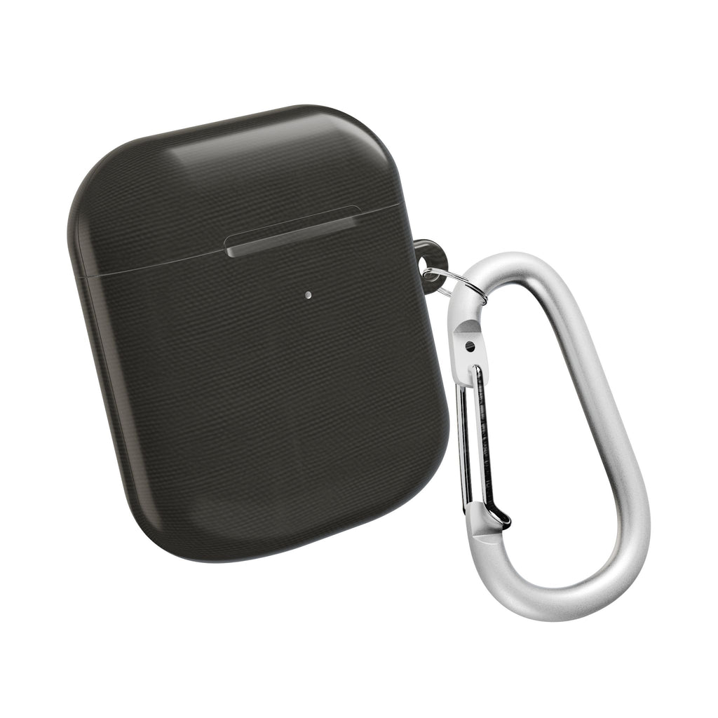 Charcoal Linen AirPods Case - Minimalist Charcoal Cover for Gen 1, 2, 3, Pro Gen 1 & 2