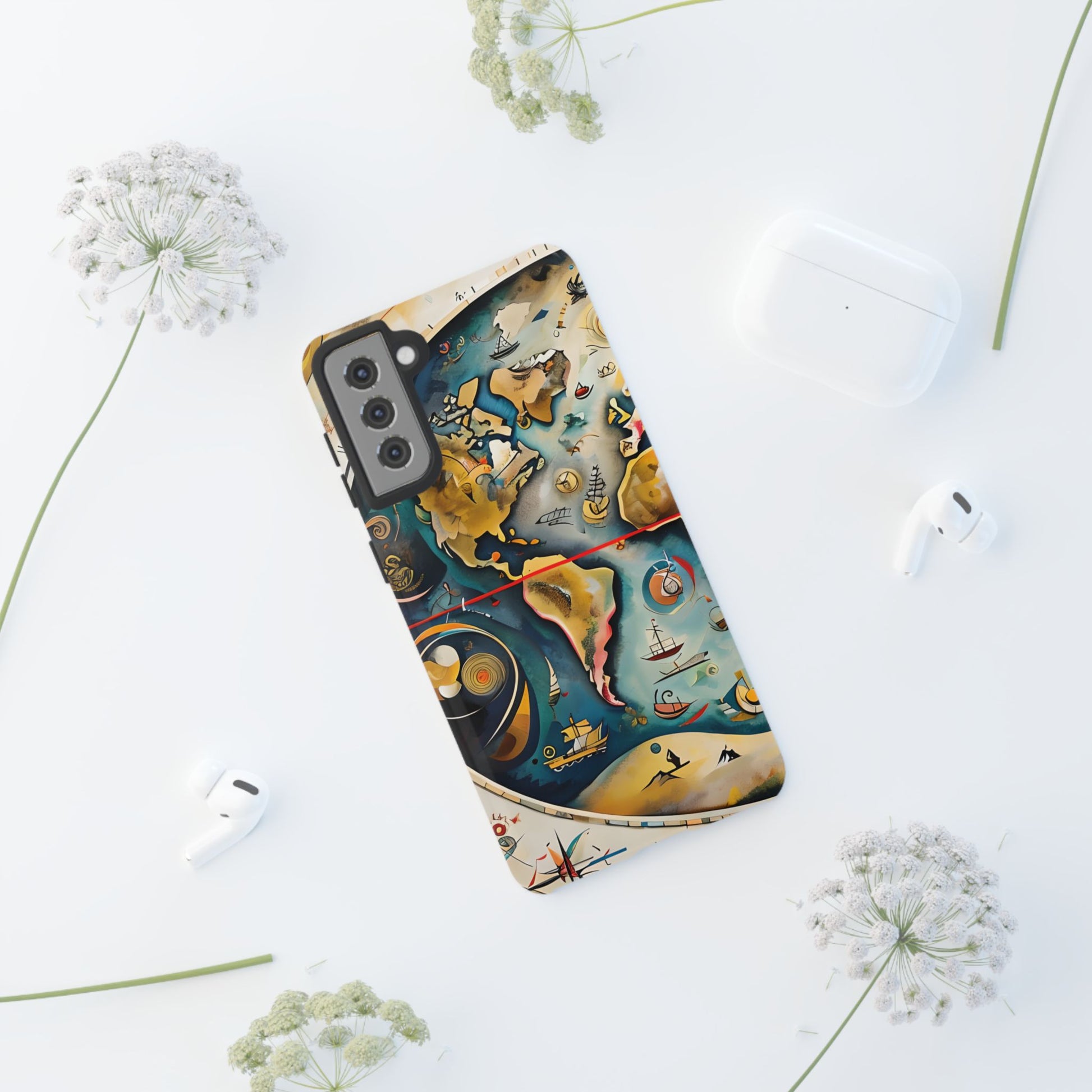 Celestial Map Samsung Galaxy S21 Plus Tough Case - Vintage Map - Premium Abstract Design