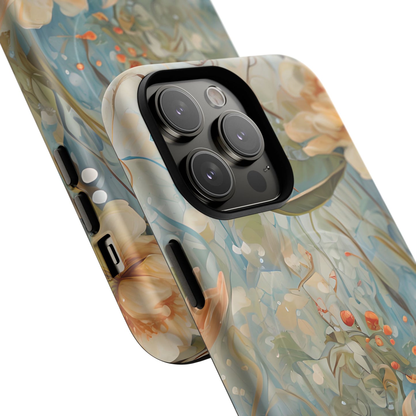 Waterlily Dreamscape - Artistic Floral iPhone MagSafe Phone Case -Waterlily & Lotus Design