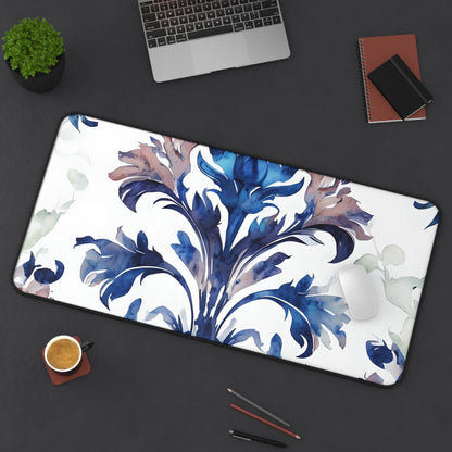 Delft Reverie Desk Mat - Premium Office Desk Pad, 3 Sizes Available, Artistic Workspace Protection