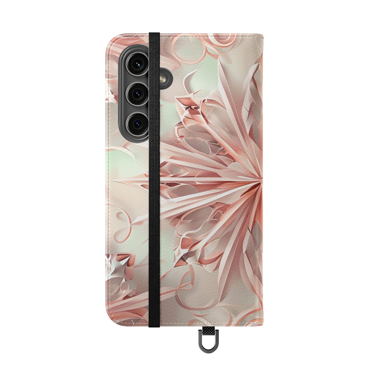 Blush Frost - Abstract Wallet Phone Case for Samsung Galaxy
