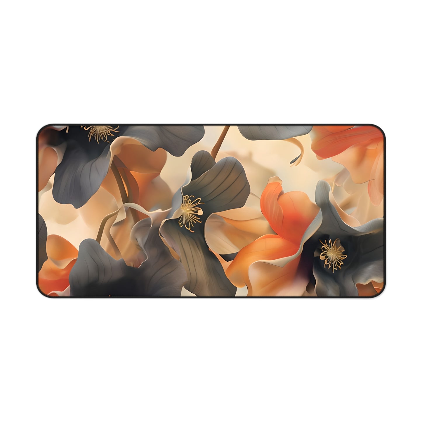 Autumn Ember Designer Desk Mat - Premium Office Desk Pad, 3 Sizes Available, Artistic Workspace Protection