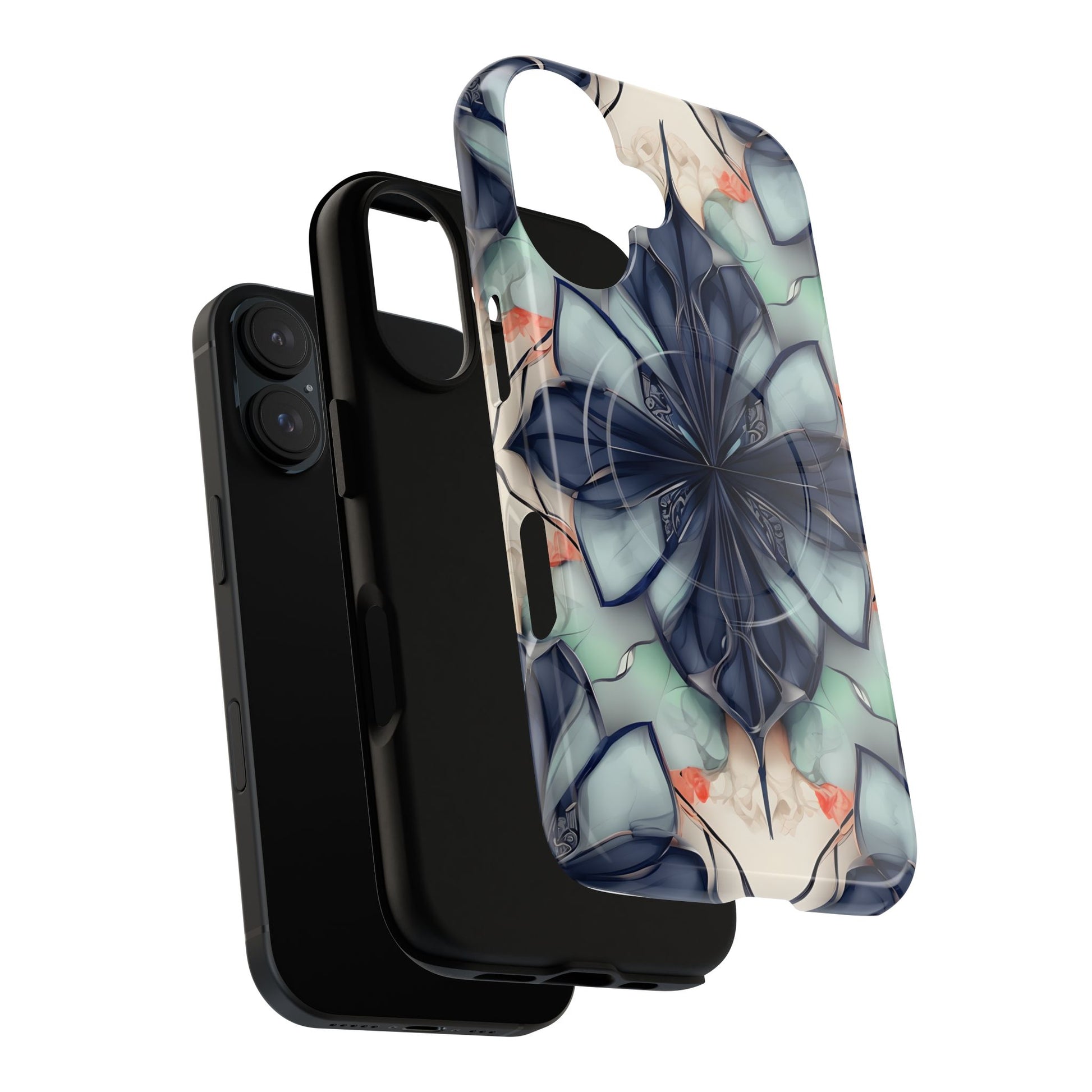 Midnight Mosaic MagSafe iPhone 16 Case - Designer Shockproof Cover