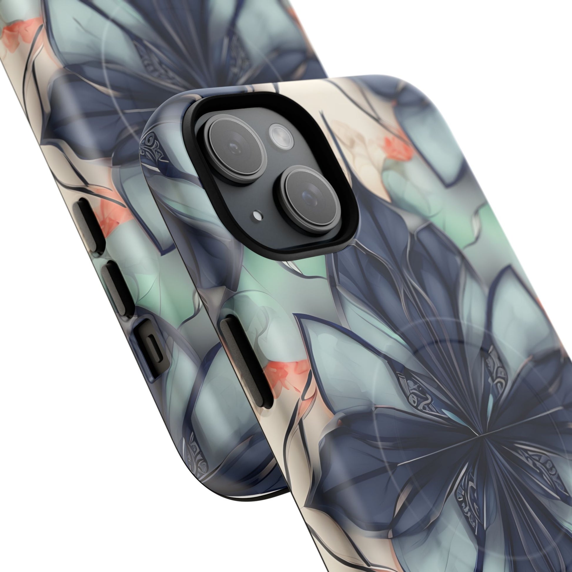 Midnight Mosaic MagSafe iPhone 15 Plus Case - Designer Shockproof Cover