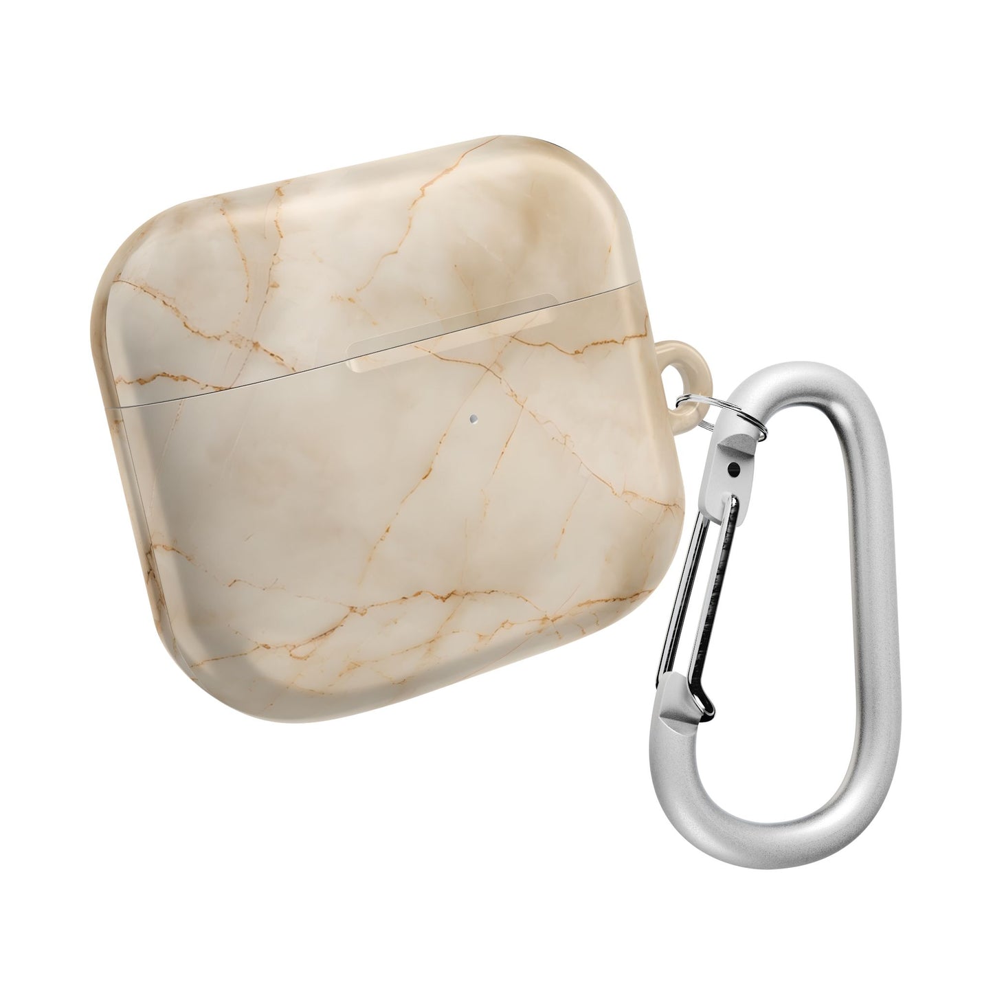 Parchment Mist AirPod Case - Beige Marble Earbud Cover for Gen 1, 2, 3, Pro Gen 1 & 2