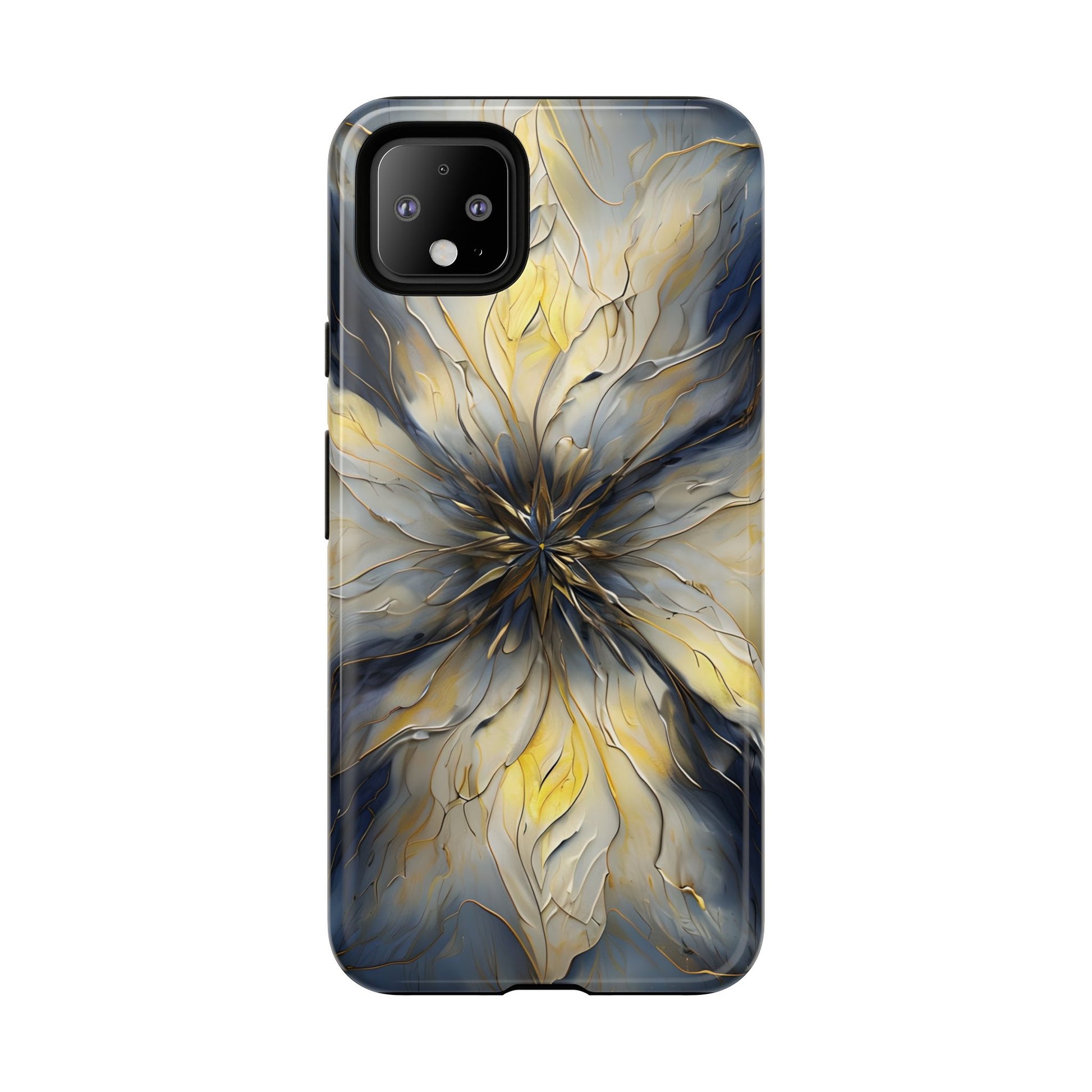 Luminous Petal Tough Case for Google Pixel 4 XL- Premium Artistic Shockproof Cover, Elegant Protective Phone Case