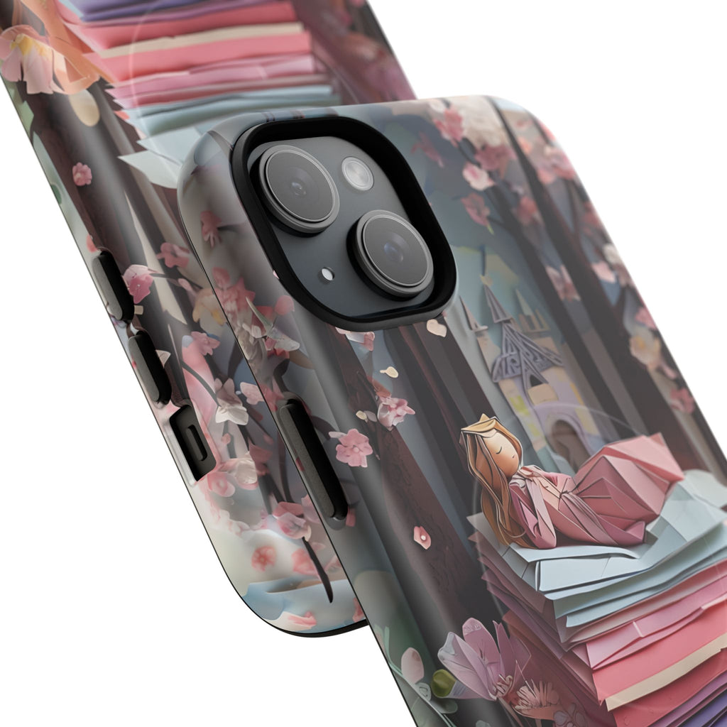 A Good Night's Sleep - iPhone 15 Plus MagSafe Phone Case - Whimsical Fantasy Floral Design