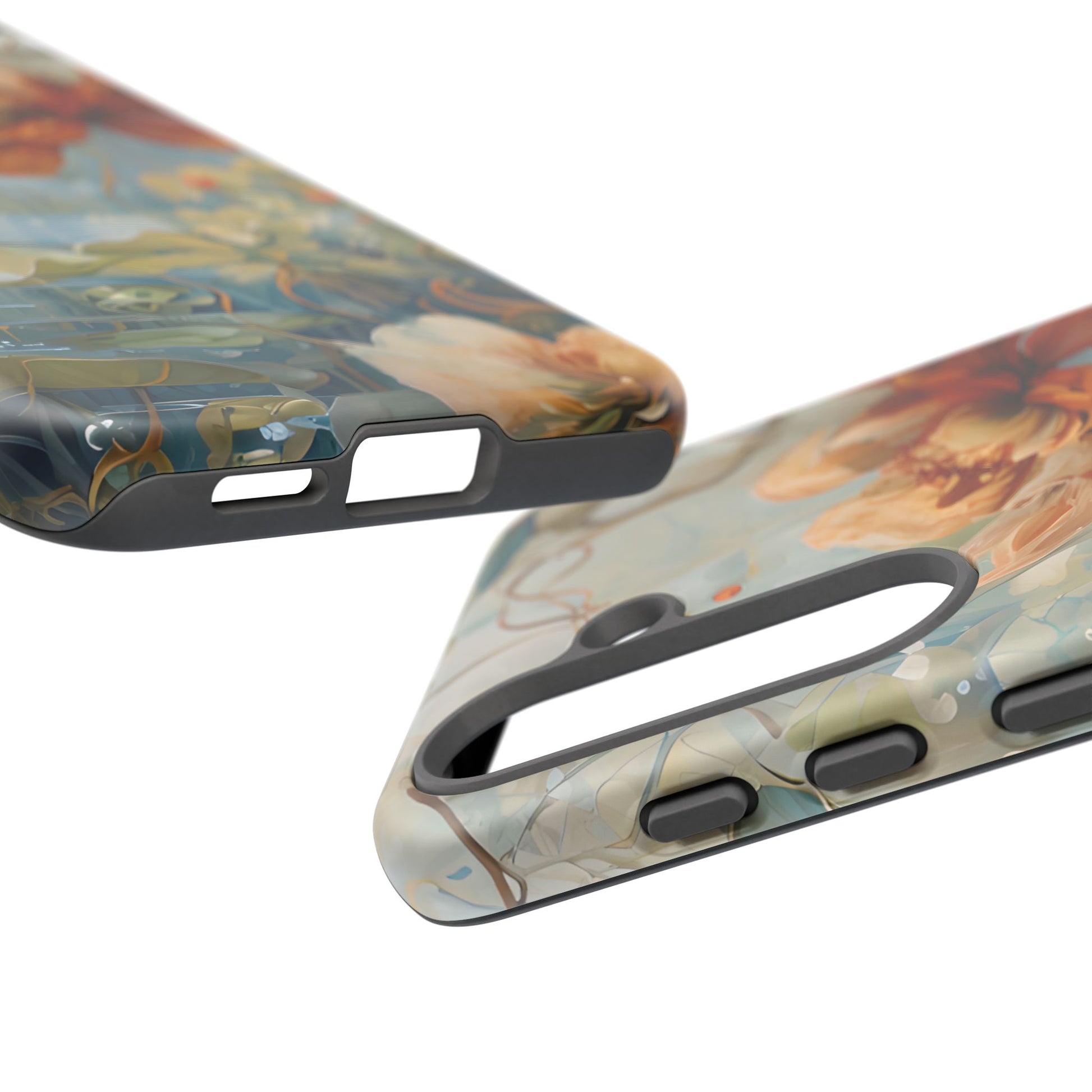 Waterlily Dreamscape - Artistic Floral Samsung Galaxy S25 Tough Phone Case - Waterlily & Lotus Design
