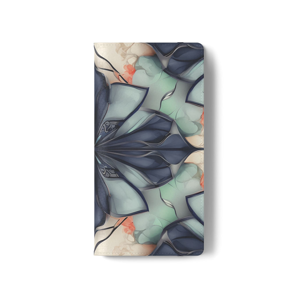 Midnight Mosaic - Abstract Floral Flip Phone Case for Samsung Galaxy S21 Ultra