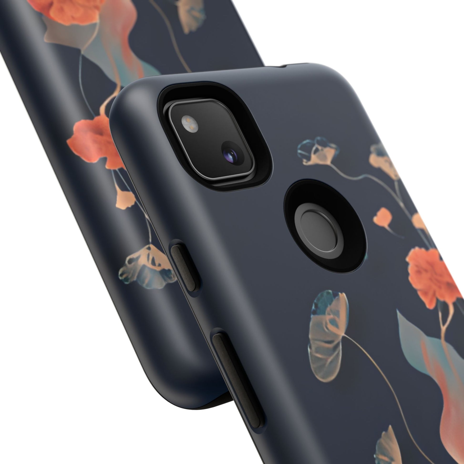 Lotus Reverie - Elegant Artistic Floral Google Pixel 4a Tough Phone Case - Painterly Lotus Blossom Design