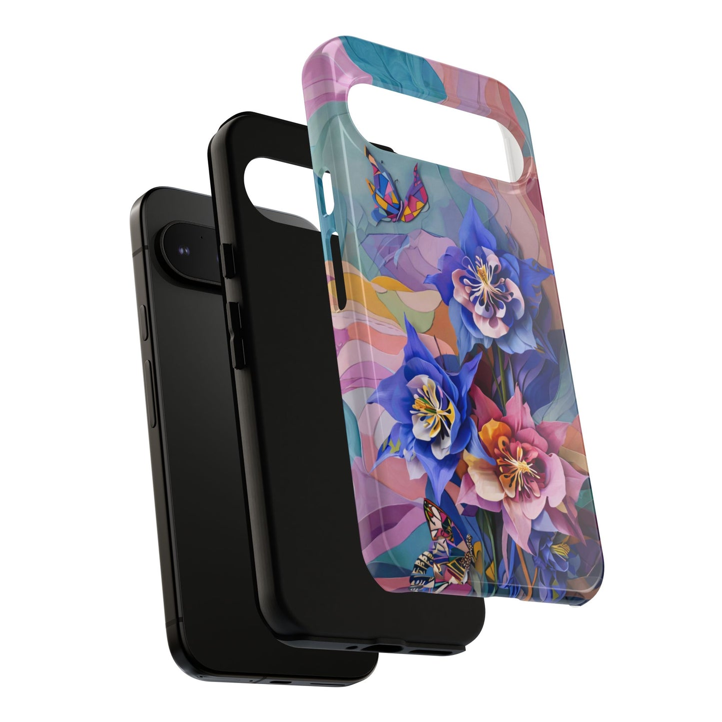 Blue Columbine Carnivale Google Pixel Tough Case