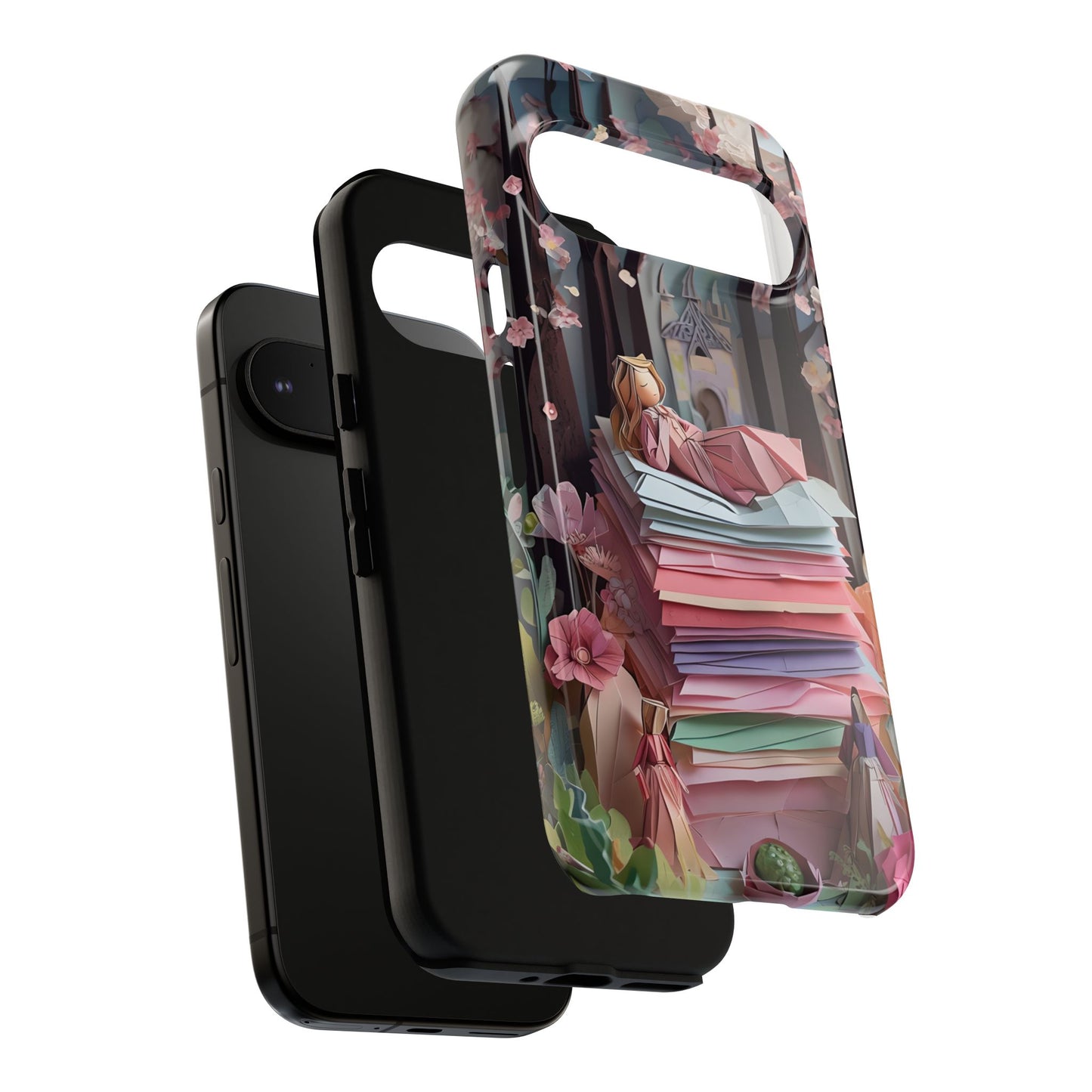 A Good Night's Sleep - Google Pixel - Tough Phone Case -Whimsical Fantasy Floral Design