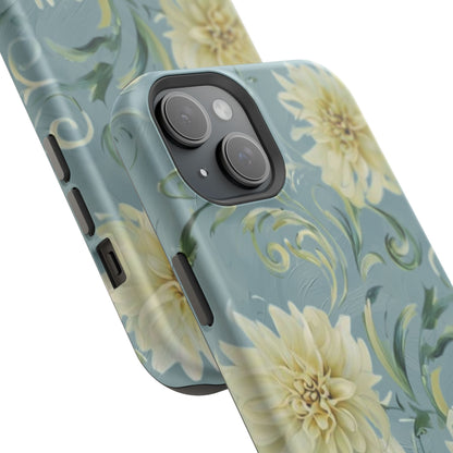 Golden Dahlia Trio iPhone MagSafe Case